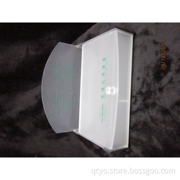gold tissue box holder acrylic plexiglass QCY-TB-26